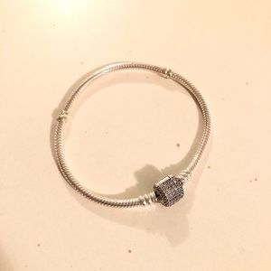 Pandora CZ clasp bracelet